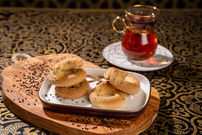 Biscuits salés avec graines de nigelle (KAAK EID)