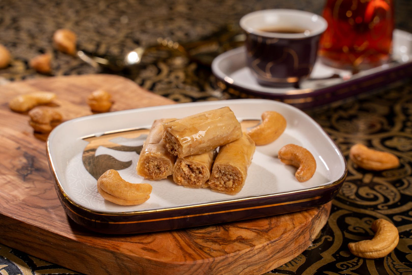 Baklava Fingers with Almond (ASABEH)